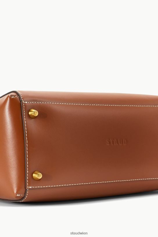 Frauen Maßgeschneiderte Shirley-Ledertasche bräunen 466Z1013 STAUD Zubehör