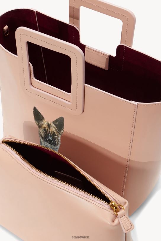 Frauen Maßgeschneiderte Shirley-Ledertasche erröten 466Z1015 STAUD Zubehör