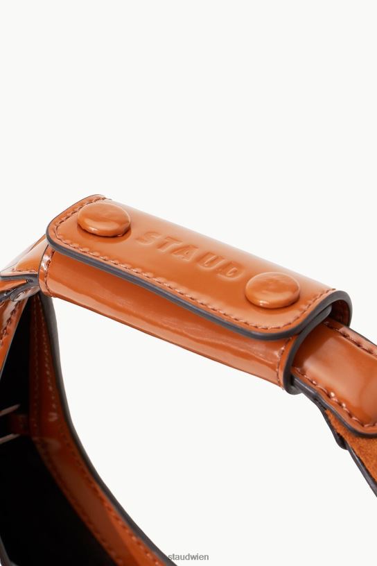 Frauen Mini-Mond-Split-Tasche Tabak 466Z815 STAUD Zubehör