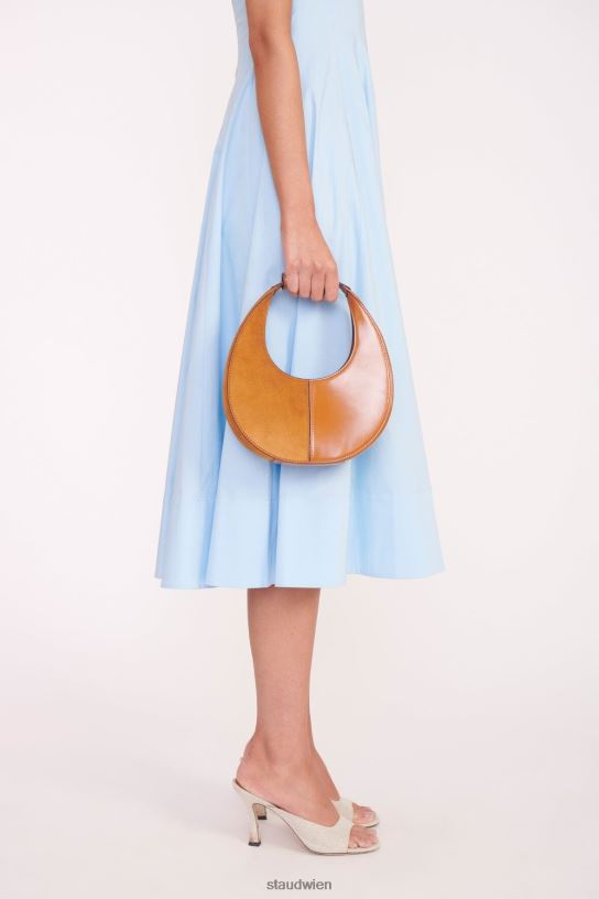 Frauen Mini-Mond-Split-Tasche Tabak 466Z815 STAUD Zubehör