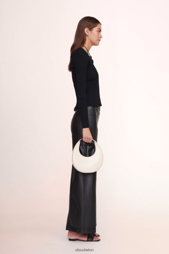 Frauen Mini-Mondtasche Creme 466Z812 STAUD Zubehör