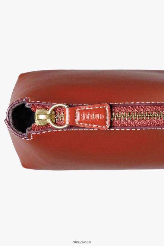 Frauen Mini-Shirley-Ledertasche Cognac 466Z823 STAUD Zubehör