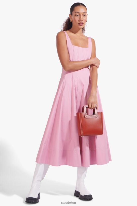 Frauen Mini-Shirley-Ledertasche Cognac 466Z823 STAUD Zubehör