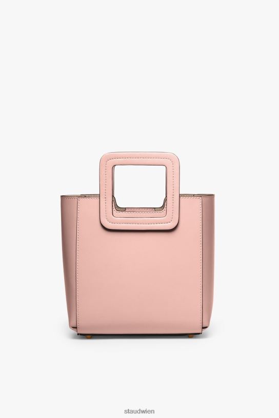 Frauen Mini-Shirley-Ledertasche dunkles Rouge 466Z825 STAUD Zubehör