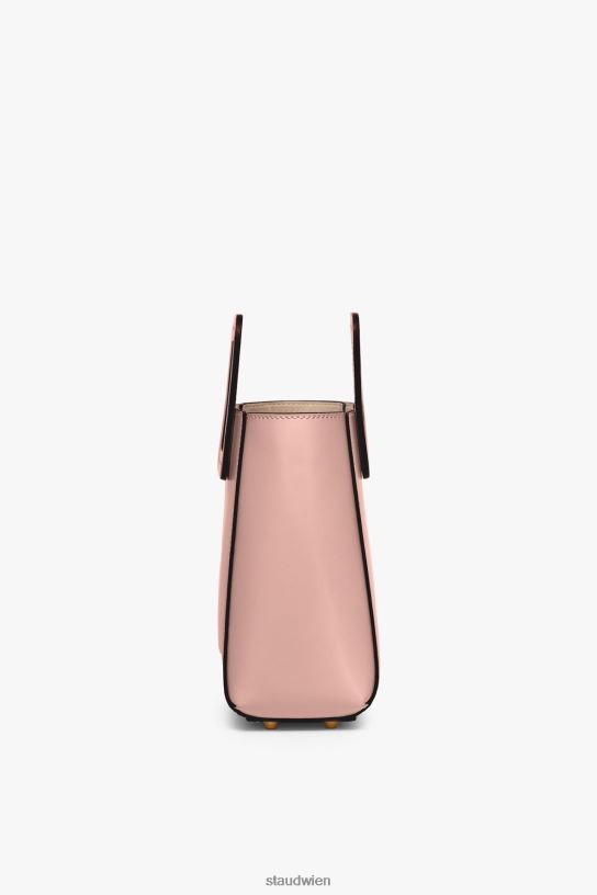 Frauen Mini-Shirley-Ledertasche dunkles Rouge 466Z825 STAUD Zubehör