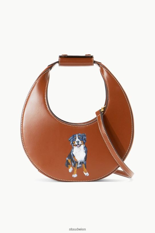 Frauen individuelle Mini-Mondtasche bräunen 466Z1021 STAUD Zubehör