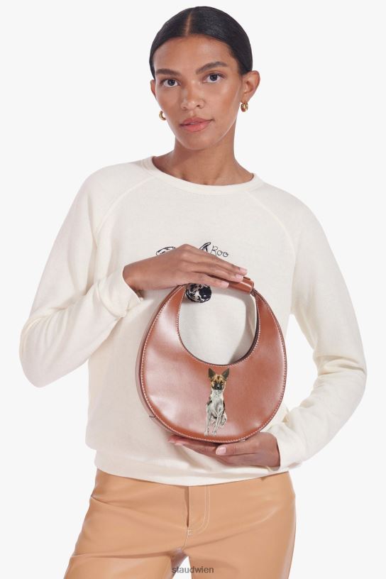 Frauen individuelle Mini-Mondtasche bräunen 466Z1021 STAUD Zubehör