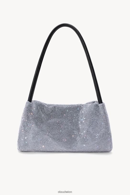 Frauen Penny-Kristall-Tasche schwarzer Strassstein 466Z799 STAUD Zubehör