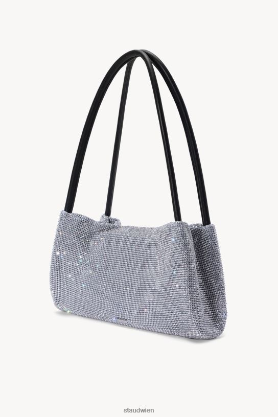 Frauen Penny-Kristall-Tasche schwarzer Strassstein 466Z799 STAUD Zubehör