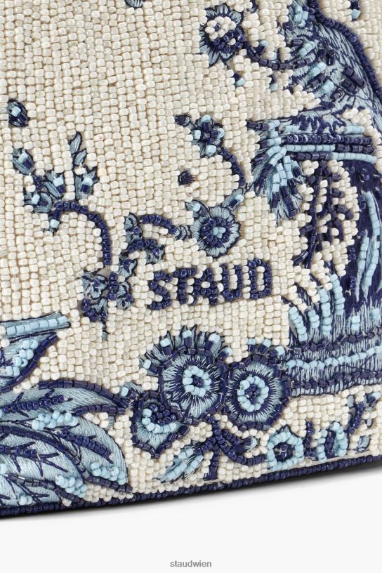 Frauen Perlen-Cote-Tasche toile de pup 466Z781 STAUD Zubehör