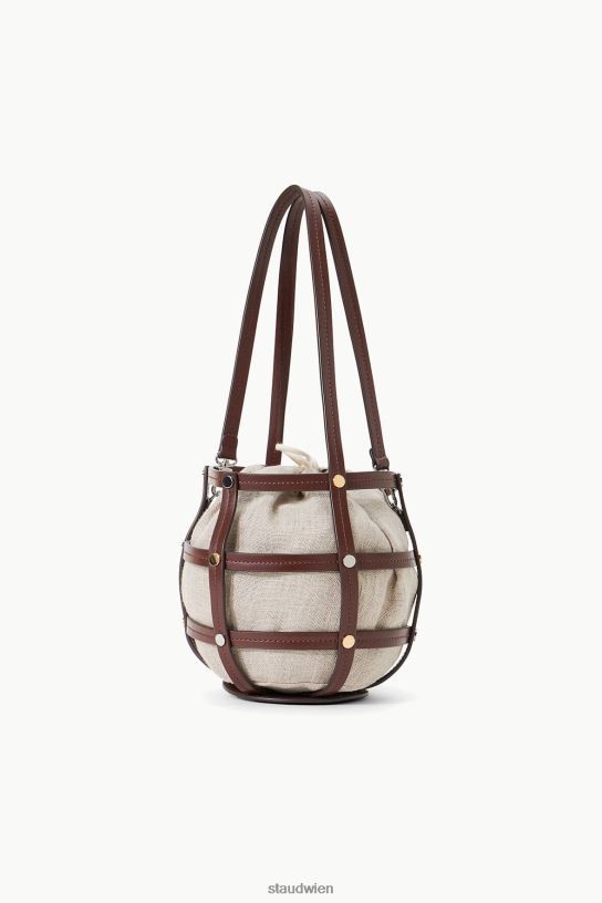 Frauen Ellie-Tasche Mahagoni natur 466Z741 STAUD Kleidung