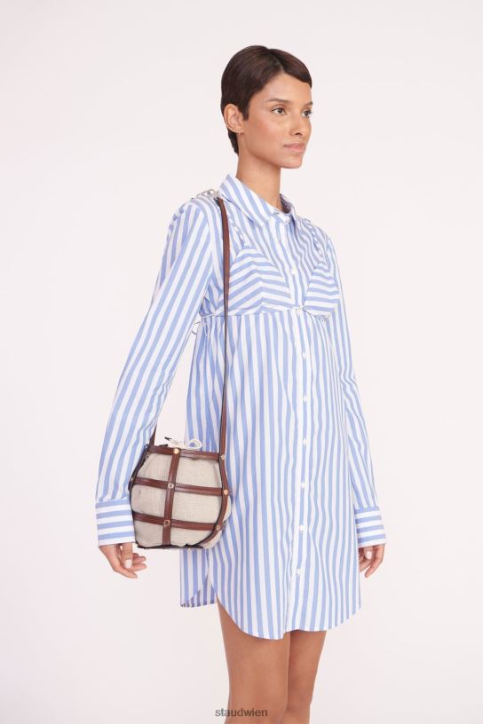 Frauen Ellie-Tasche Mahagoni natur 466Z741 STAUD Kleidung