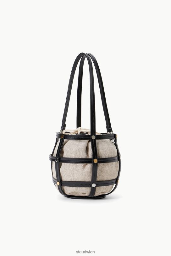 Frauen Ellie-Tasche schwarz natur 466Z740 STAUD Kleidung