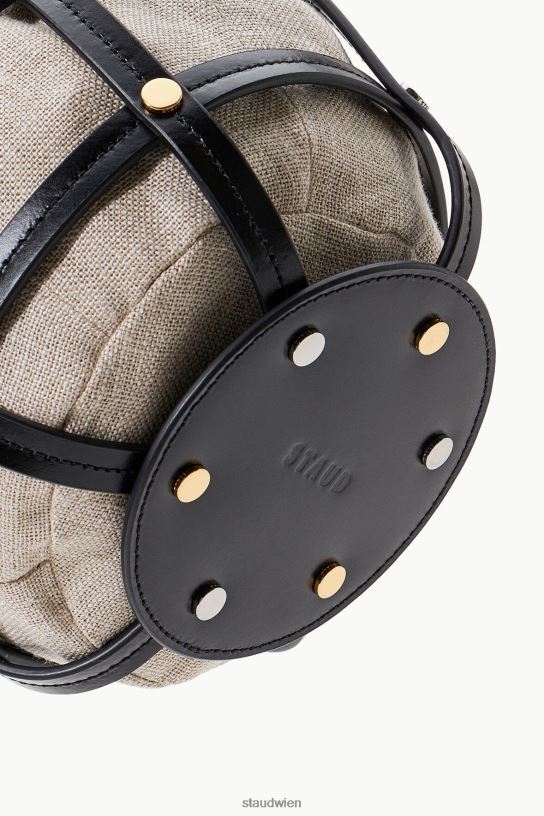 Frauen Ellie-Tasche schwarz natur 466Z740 STAUD Kleidung