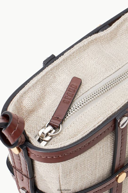 Frauen Sebastian Tasche Mahagoni natur 466Z736 STAUD Kleidung