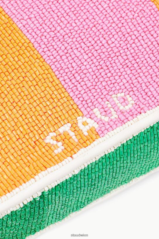 Frauen Tommy-Perlentasche Multi-Rugby-Streifen 466Z725 STAUD Kleidung
