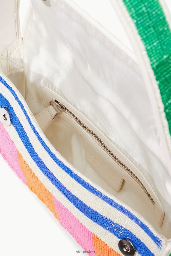 Frauen Tommy-Perlentasche Multi-Rugby-Streifen 466Z725 STAUD Kleidung