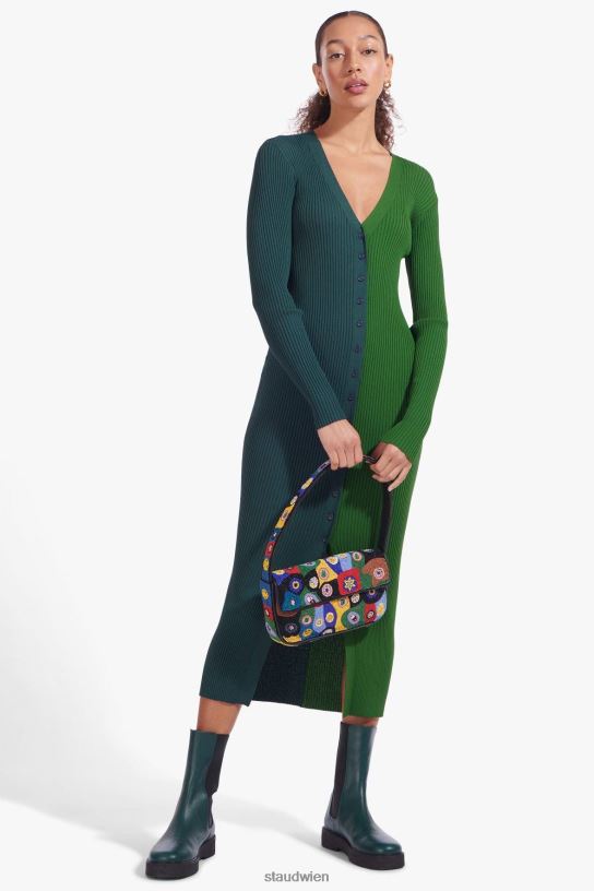 Frauen Tommy-Perlentasche schwarzer Millefiori 466Z717 STAUD Kleidung