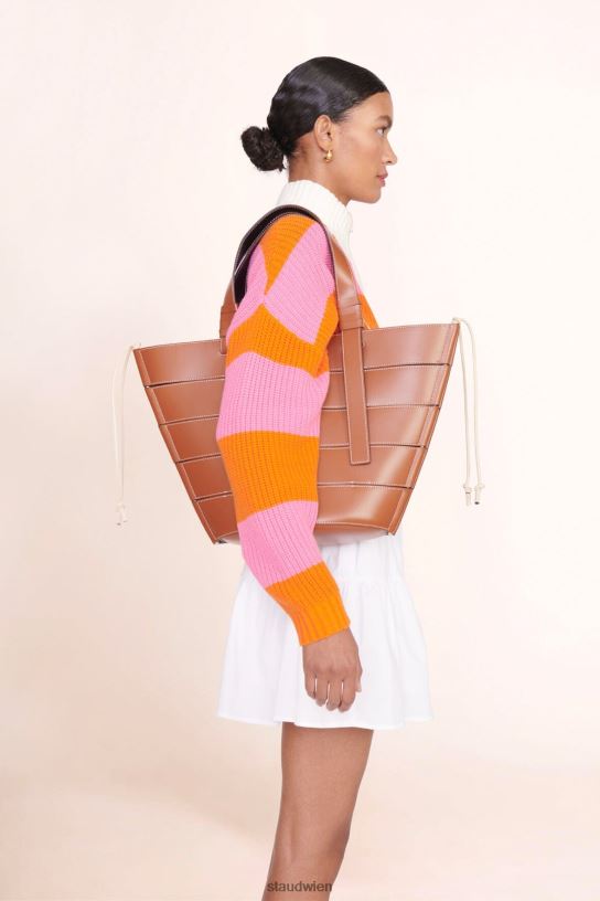 Frauen Diamant-Tasche Bräunungscreme 466Z701 STAUD Kleidung