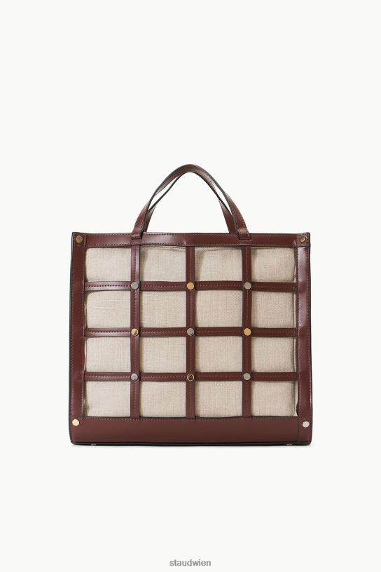 Frauen Emma-Tasche Mahagoni natur 466Z639 STAUD Kleidung