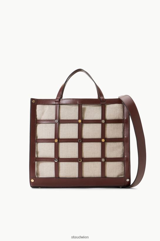 Frauen Emma-Tasche Mahagoni natur 466Z639 STAUD Kleidung