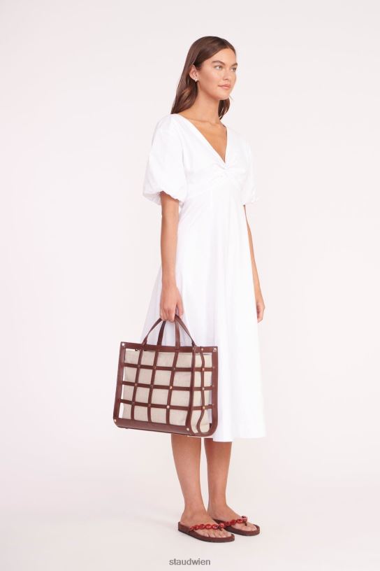 Frauen Emma-Tasche Mahagoni natur 466Z639 STAUD Kleidung