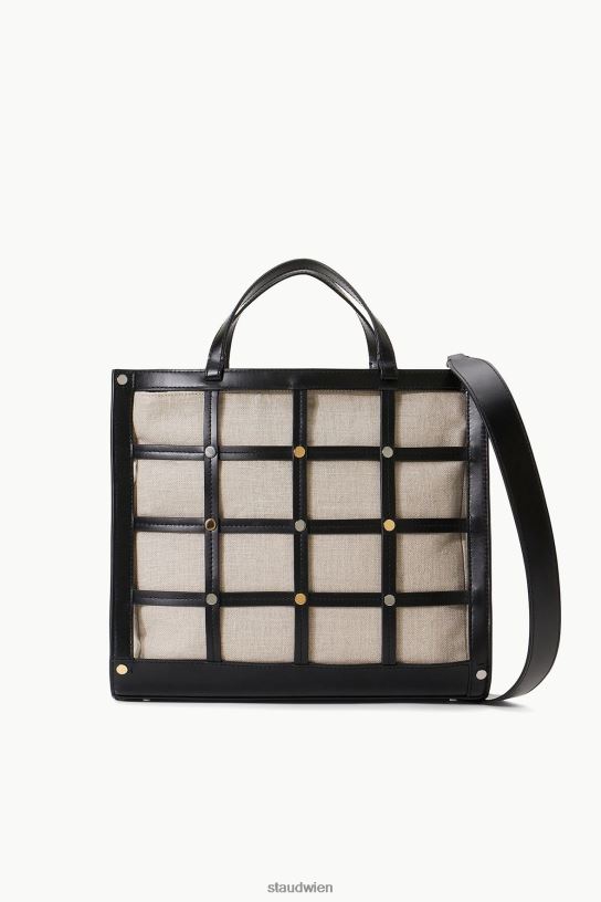 Frauen Emma-Tasche schwarz natur 466Z638 STAUD Kleidung