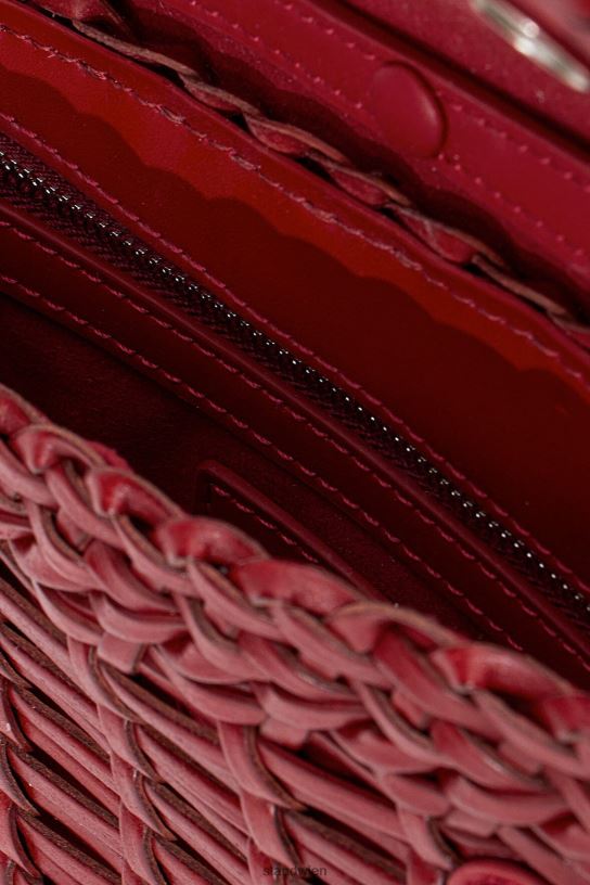 Frauen Akut gewebte Umhängetasche Rubin 466Z702 STAUD Kleidung