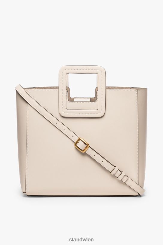 Frauen Shirley-Ledertasche Creme 466Z831 STAUD Zubehör