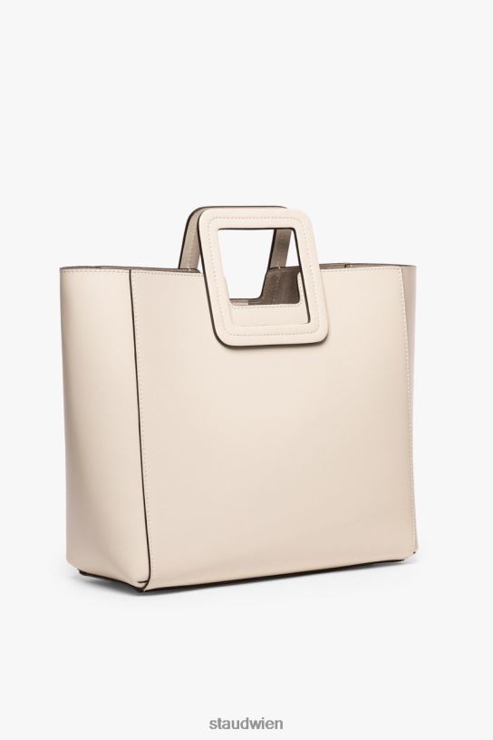 Frauen Shirley-Ledertasche Creme 466Z831 STAUD Zubehör