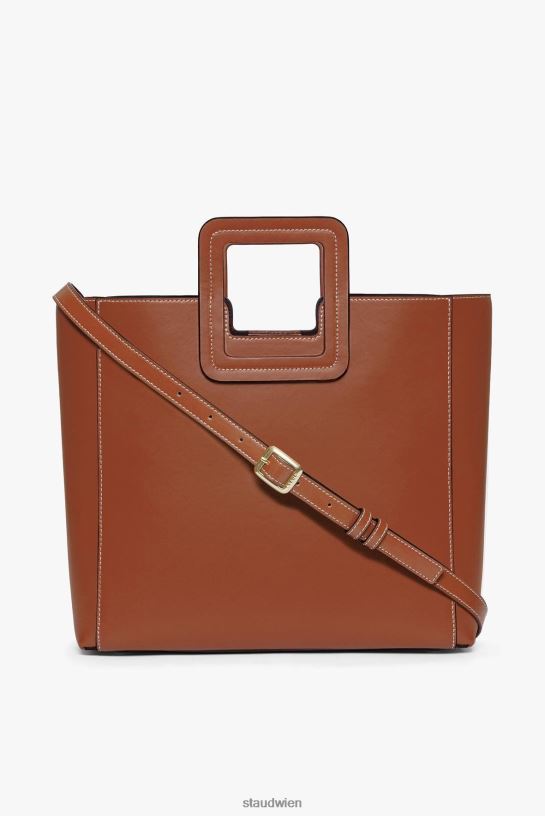 Frauen Shirley Ledertasche Sattel bräunen 466Z835 STAUD Zubehör