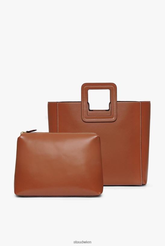 Frauen Shirley Ledertasche Sattel bräunen 466Z835 STAUD Zubehör