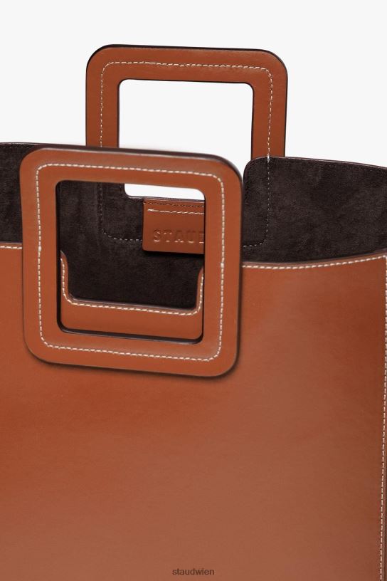 Frauen Shirley Ledertasche Sattel bräunen 466Z835 STAUD Zubehör