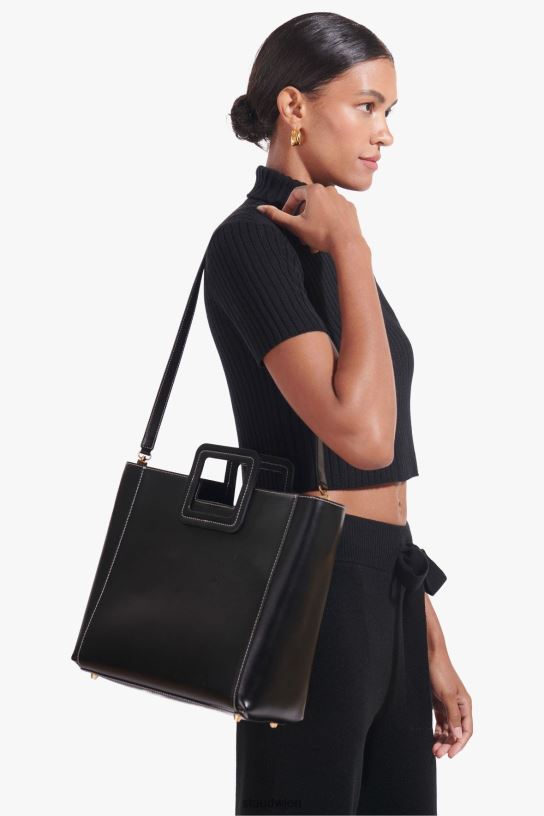 Frauen Shirley-Ledertasche Schwarz 466Z832 STAUD Zubehör