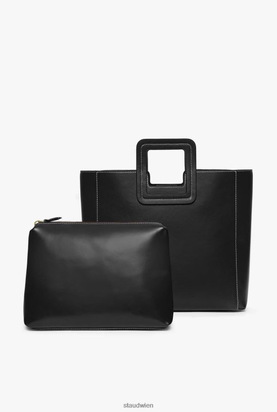Frauen Shirley-Ledertasche Schwarz 466Z832 STAUD Zubehör