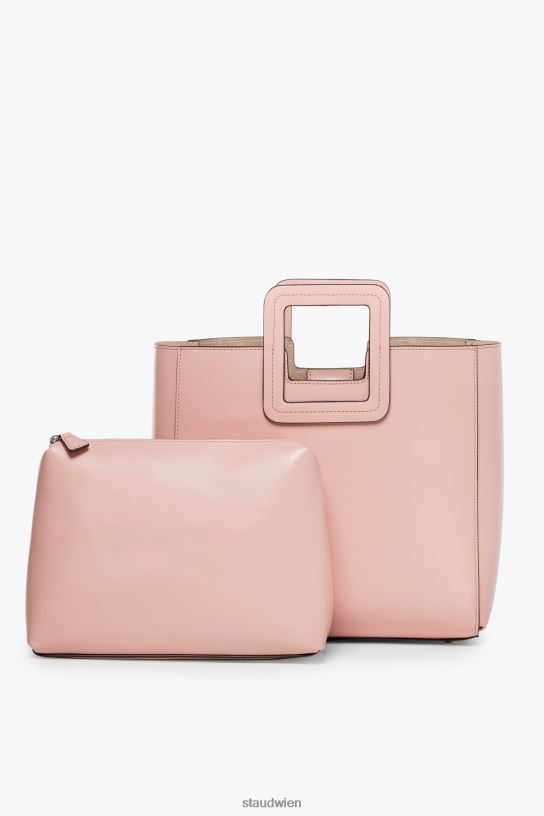 Frauen Shirley-Ledertasche dunkles Rouge 466Z834 STAUD Zubehör